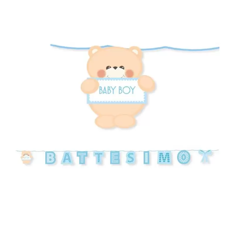 KIT N.46 BATTESIMO CULLA CELESTE - ACCESSORI TAVOLA