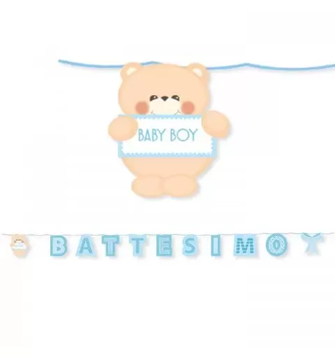 KIT N.46 BATTESIMO CULLA CELESTE - ACCESSORI TAVOLA