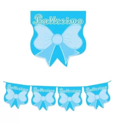 KIT N.46 BATTESIMO CULLA CELESTE - ACCESSORI TAVOLA