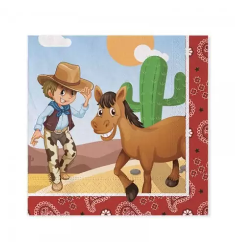 TOVAGLIOLI COWBOY - ACCESSORI TAVOLA