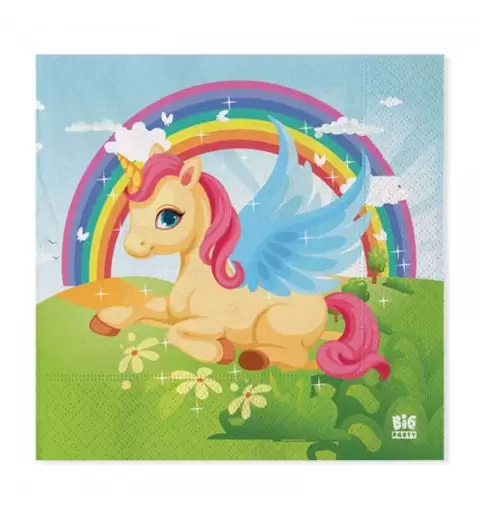 TOVAGLIOLI CAVALLO ALATO - ACCESSORI TAVOLA UNICORNO