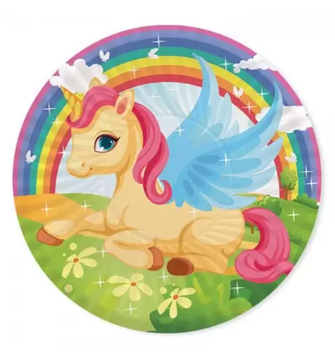 PIATTI CAVALLO ALATO - ACCESSORI TAVOLA UNICORNO