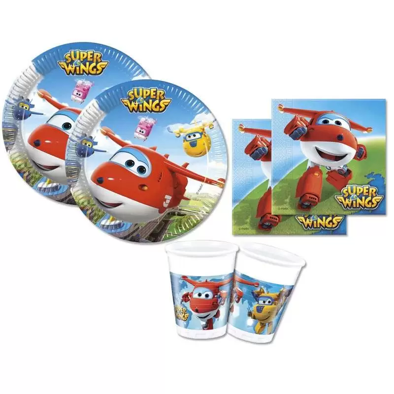 KIT N.2 SUPER WINGS - COORDINATO TAVOLA