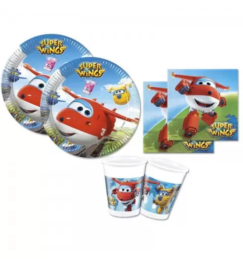 KIT N.2 SUPER WINGS - COORDINATO TAVOLA