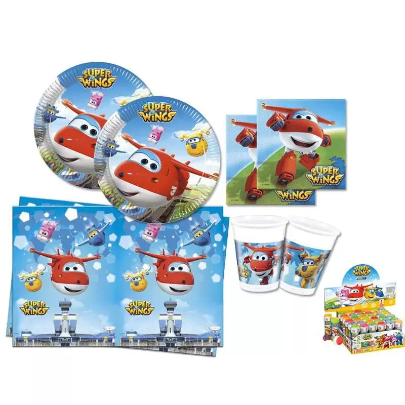 KIT N.5 SUPER WINGS - ADDOBBI COMPLEANNO