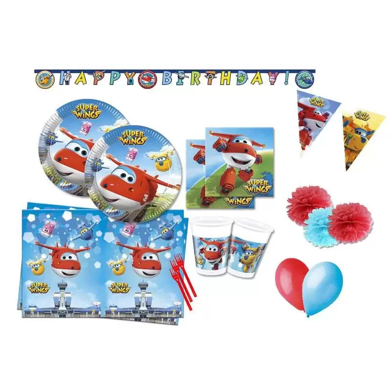 KIT N.54 SUPER WINGS - KIT TAVOLA PER COMPLEANNI