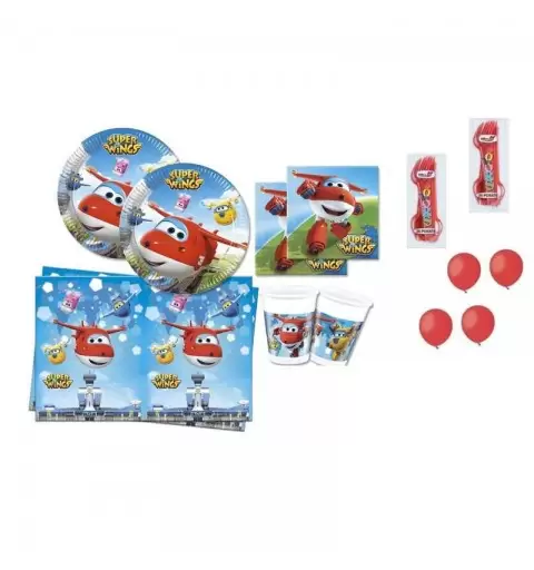 KIT N.6 SUPER WINGS - COORDINATO TAVOLA