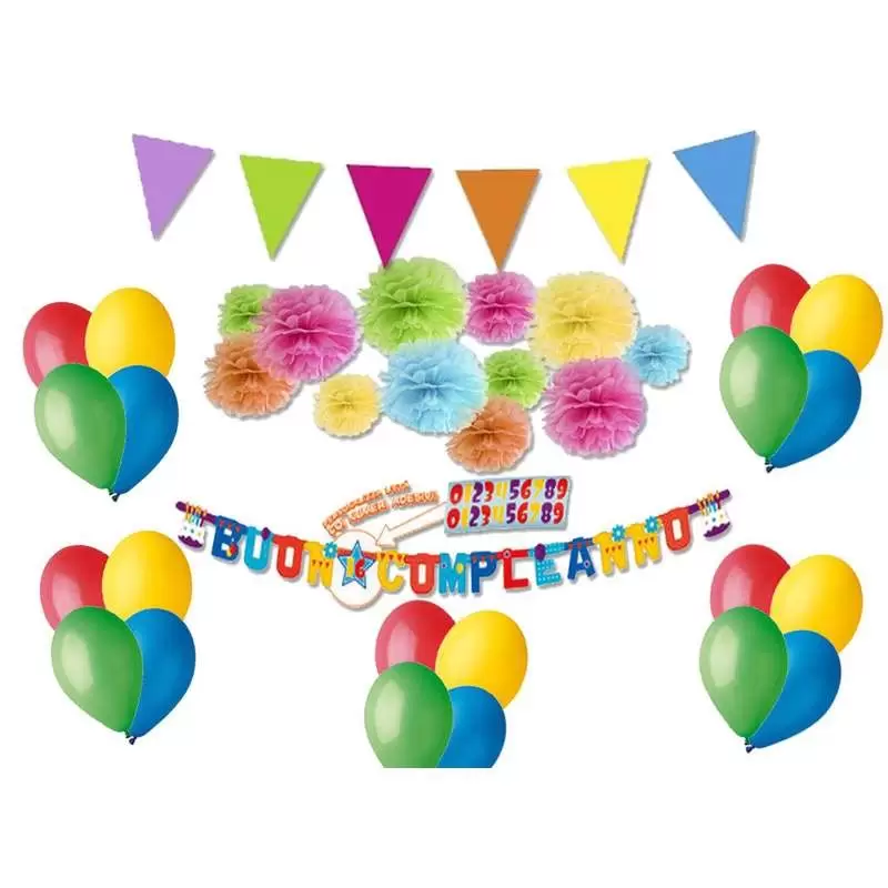 DECORAZIONI PER FESTA DI COMPLEANNO - ADDOBBI