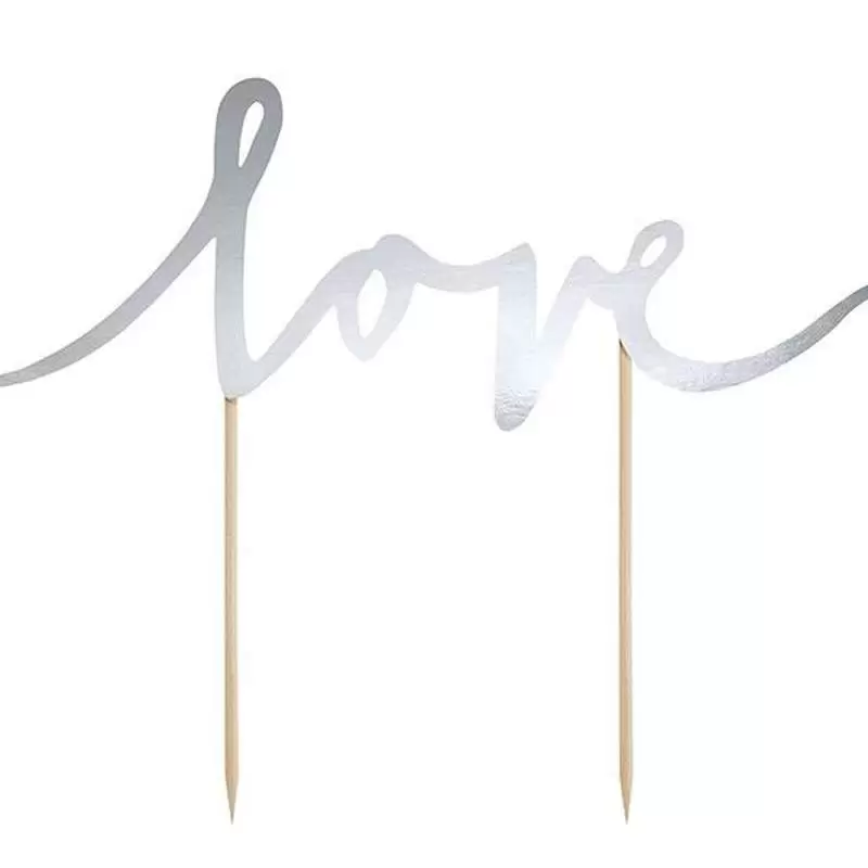 PICKS PER TORTA - SCRITTA LOVE