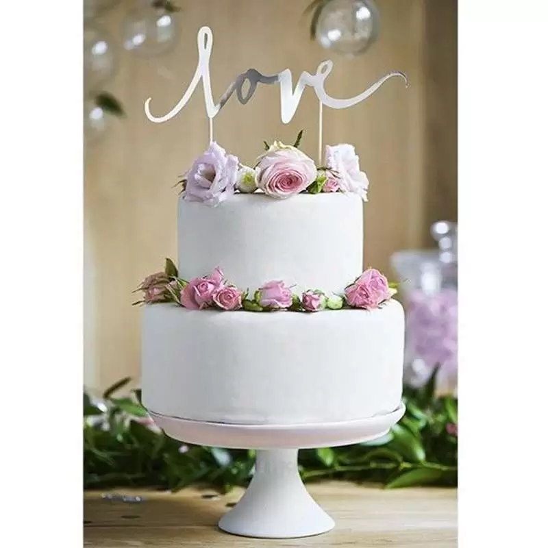 PICKS PER TORTA - SCRITTA LOVE
