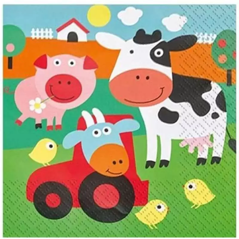 KIT N.49 FUN FARM - ARTICOLI PER LA TAVOLA
