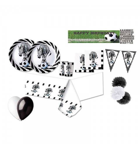 KIT N.46 ZEBROTTA - COORDINATO TAVOLA PER TIFOSI