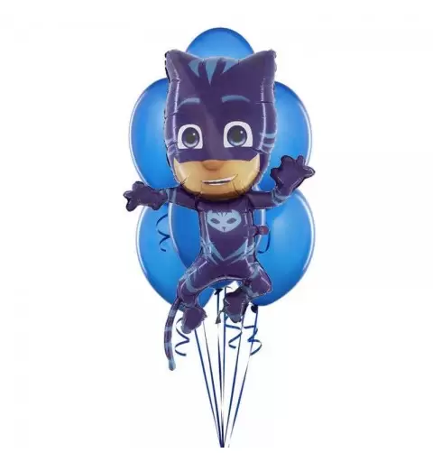 COMPOSIZIONE PALLONCINI GATTOBOY - SUPER PIGIAMINI