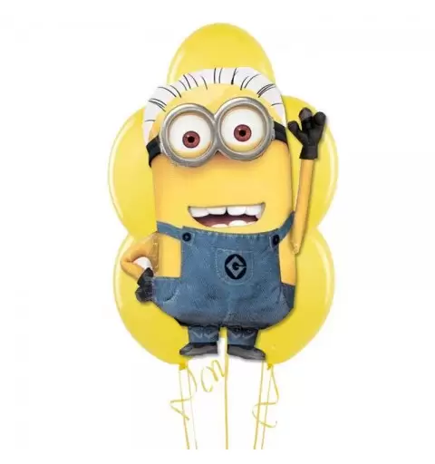 COMPOSIZIONE PALLONCINI - MINIONS CATTIVISSIMO ME