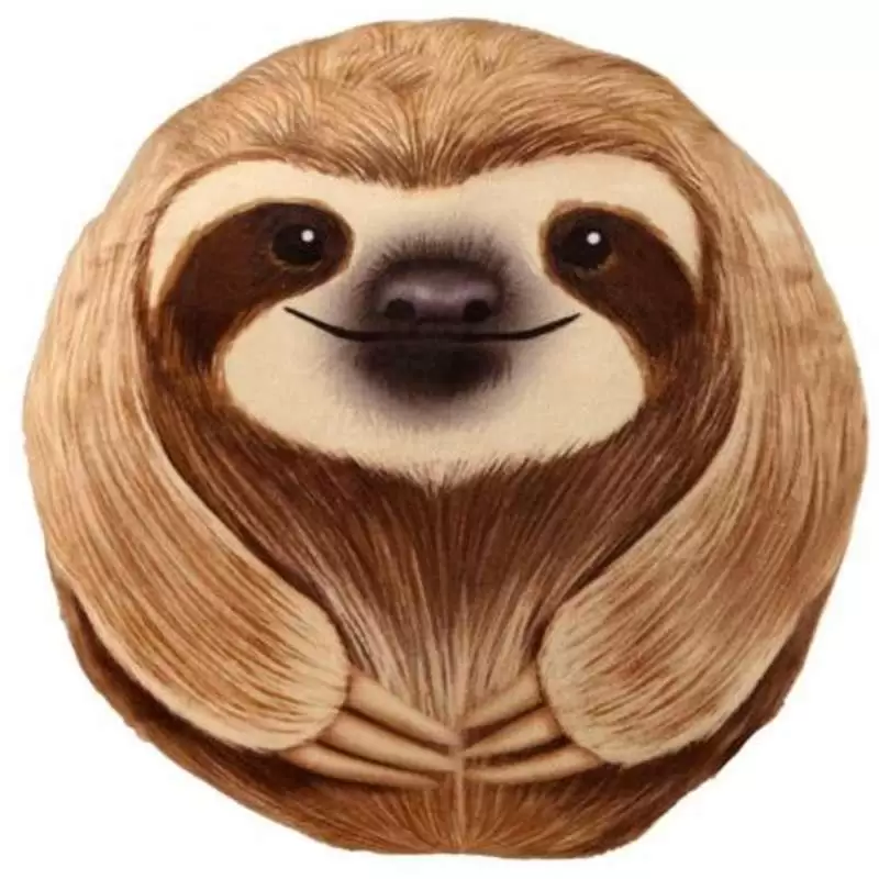 CUSCINO A FORMA DI BRADIPO - PELUCHE