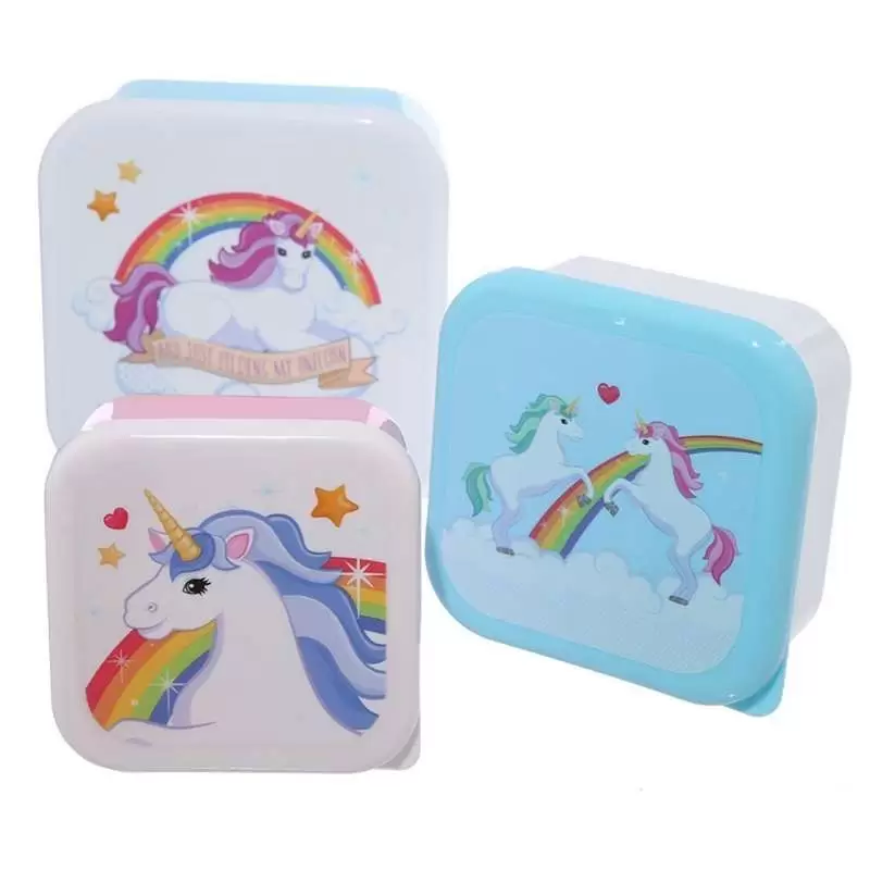 SCATOLE PORTA MERENDA - GRAFICA UNICORNI