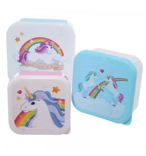 SCATOLE PORTA MERENDA - GRAFICA UNICORNI