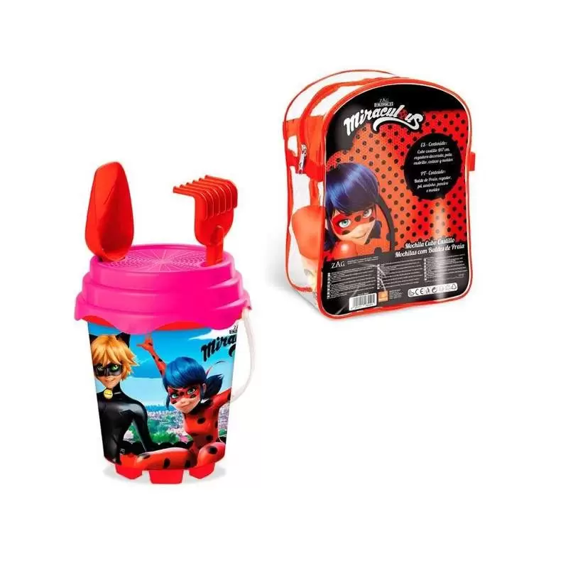 SET DA SPIAGGIA CON ZAINETTO - LADYBUG