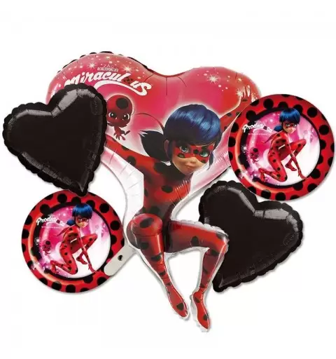 BOUQUET N.1 LADYBUG - PALLONCINI PER LA FESTA