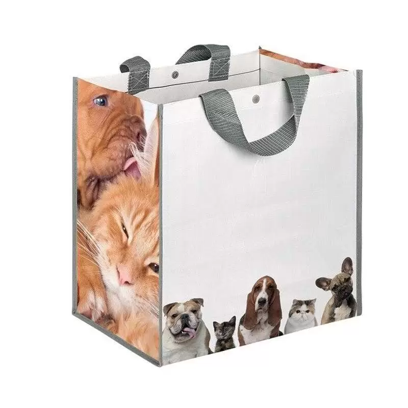 BUSTE SHOPPER CON STAMPA DI ANIMALI - BUSTA DELLA SPESA