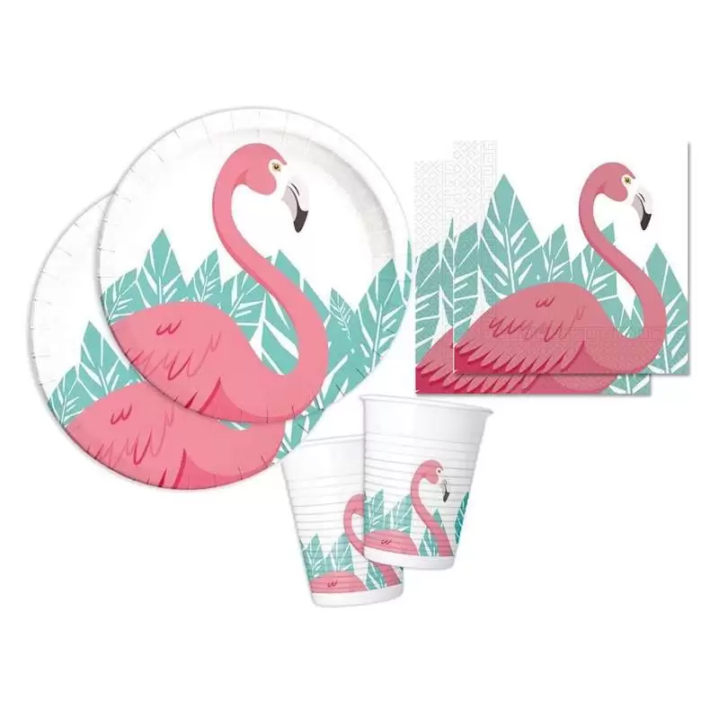 KIT N.29 FENICOTTERO ROSA - SET TAVOLA