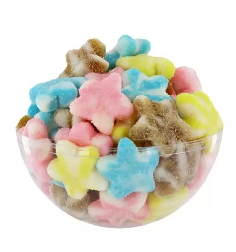 CARAMELLE GOMMOSE ZUCCHERATE STELLE COLORATE FRIZZANTI 1000GR 1264