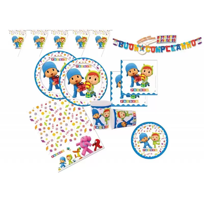 KIT N 44 - COORDINATO FESTA POCOYO