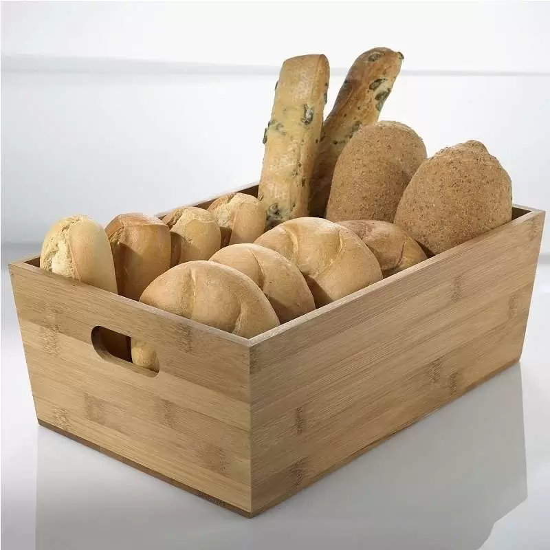 CESTINO BAMBOO DI FORMA RETTANGOLARE