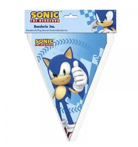BANDIERINA SONIC - ADDOBBI PER FESTE
