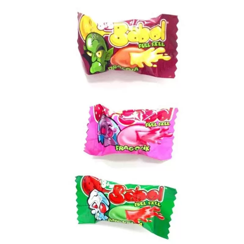 BIG BABOL FRAGOLA COCA COLA ANGURIA - BUBBLE GUM RIPIENI