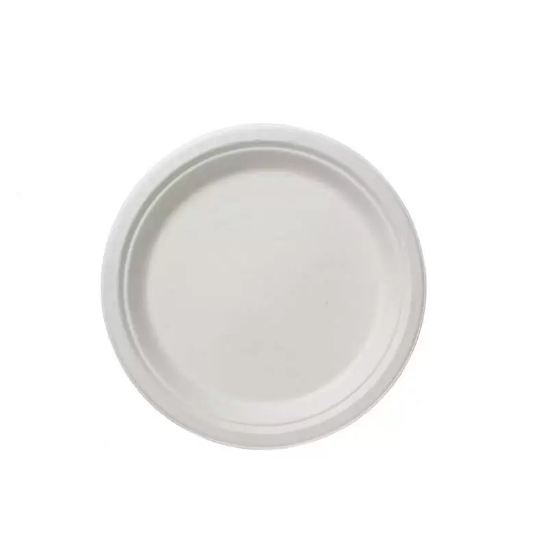 PIATTI ROTONDI BIODEGRADABILI - 50 PZ
