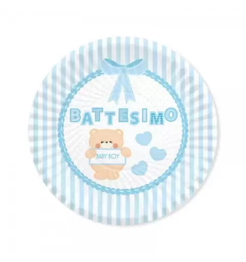 KIT N.10 BATTESIMO CULLA CELESTE - ACCESSORI PER LA TAVOLA