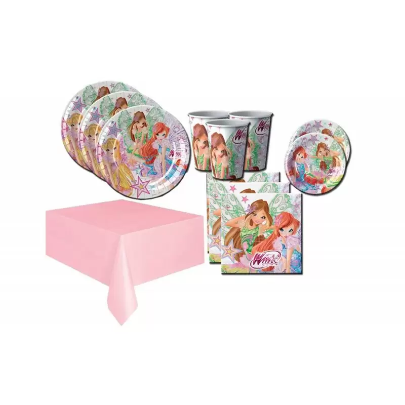 COORDINATO COMPLEANNO WINX BUTTERFLIX KIT N 42