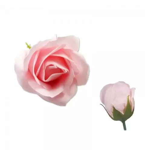 ROSE FINTE COLORATE - FIORI FINTI PER BOMBONIERE