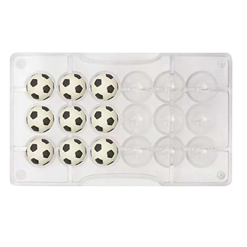STAMPI PER CIOCCOLATINI - PALLONE DA CALCIO DECORA