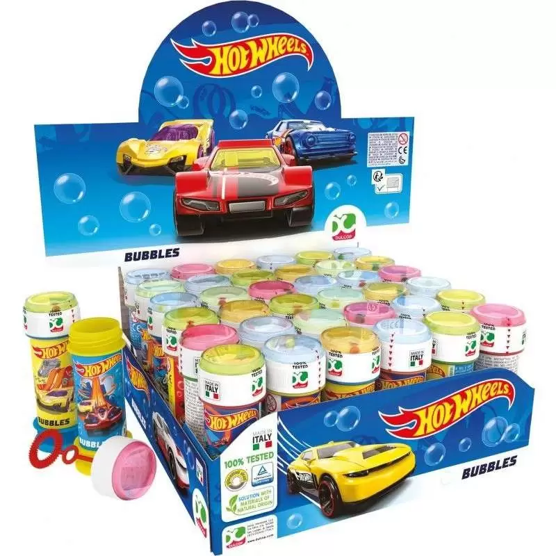 BOLLE DI SAPONE HOT WHEELS - AUTOMOBILI DA CORSA