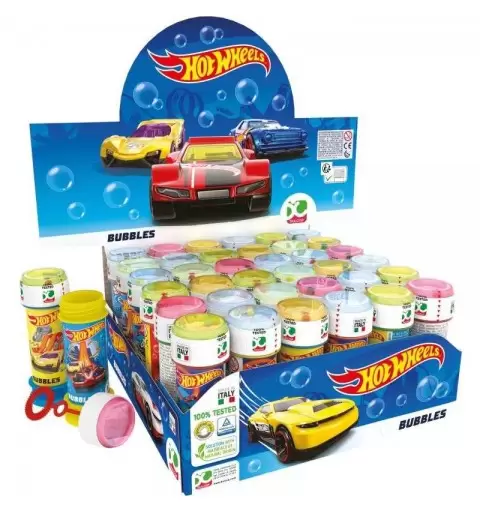 BOLLE DI SAPONE HOT WHEELS - AUTOMOBILI DA CORSA