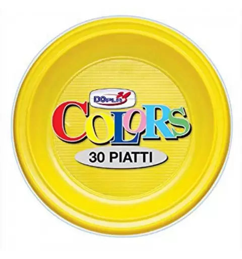 PIATTI GIALLI - 30 PZ