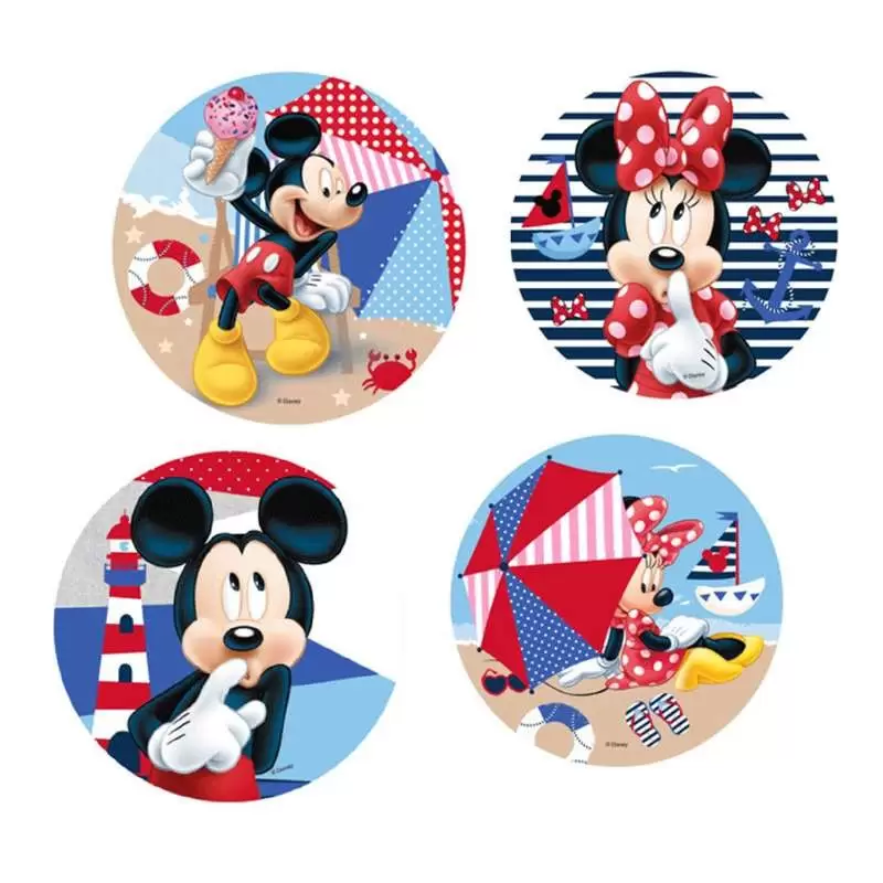 CIALDA MINNIE E TOPOLINO - DECORAZIONE PER TORTE