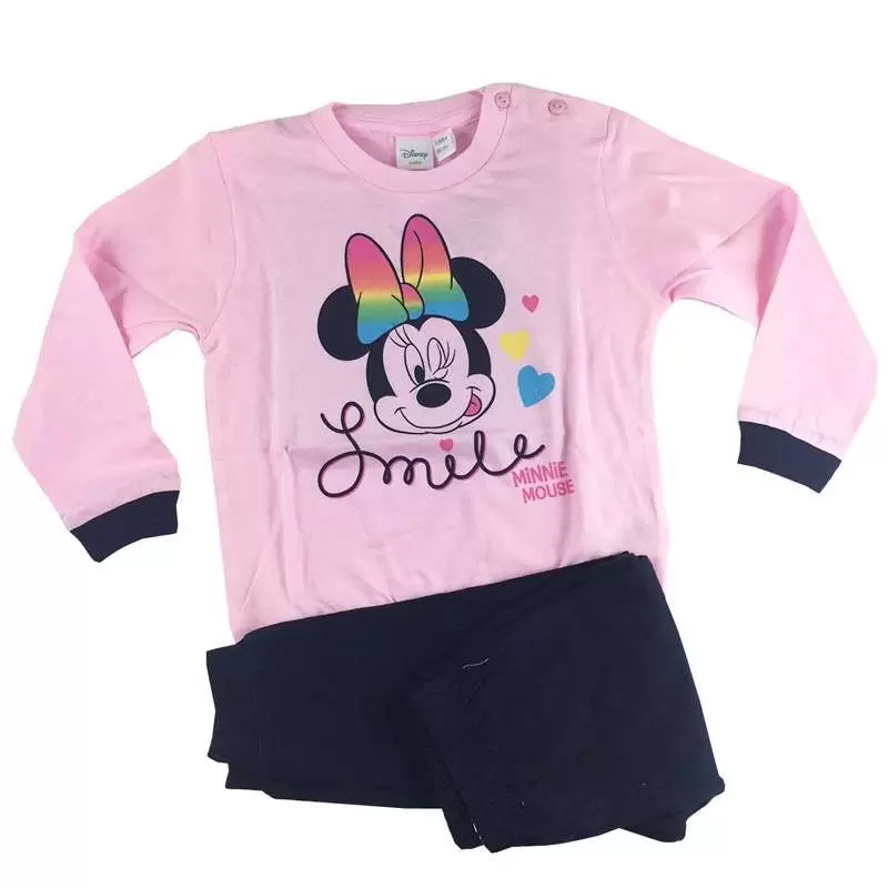 PIGIAMINO MINNIE - ROSA E BLU SCURO