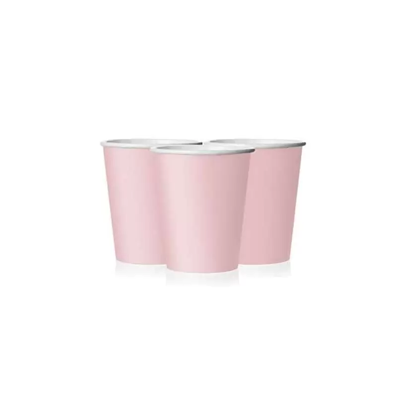 BICCHIERI CLASSIC PINK - ROSA PASTELLO 8 PZ