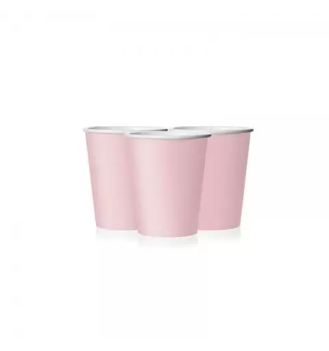 BICCHIERI CLASSIC PINK - ROSA PASTELLO 8 PZ