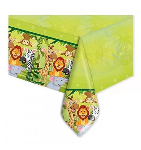 TOVAGLIA ANIMALI DELLA GIUNGLA - VERDE