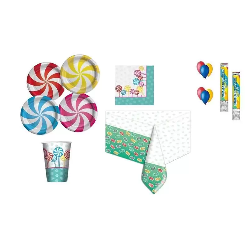KIT N.30 CARAMELLA - SET TAVOLA PER FESTE