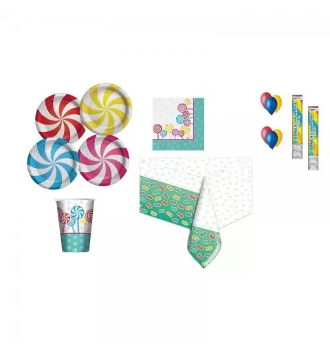 KIT N.30 CARAMELLA - SET TAVOLA PER FESTE