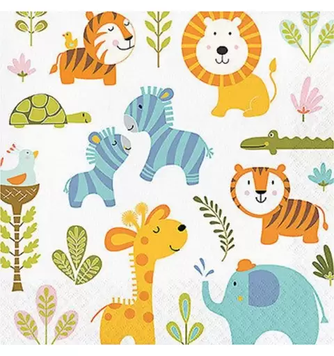 KIT N.49 HAPPI JUNGLE - COORDINATO TAVOLA