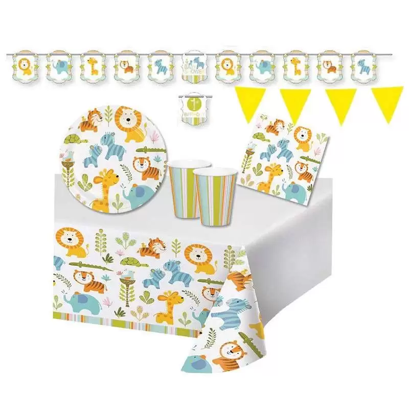 KIT N.17 HAPPI JUNGLE - SET PER LA TAVOLA