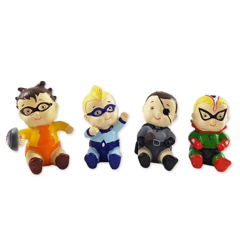 STATUINE SUPER EROI BABY - 4 PZ