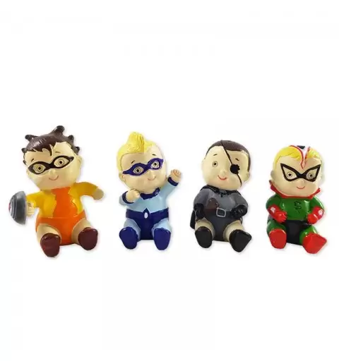 STATUINE SUPER EROI BABY - 4 PZ