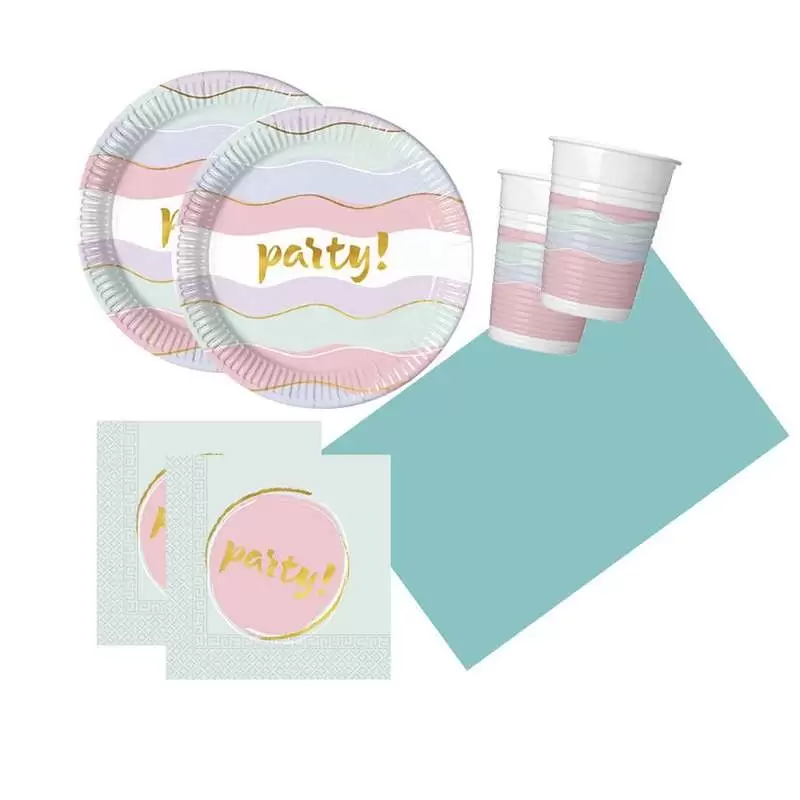 KIT N.16 ELEGANT PARTY - ARTICOLI PER IL COMPLEANNO